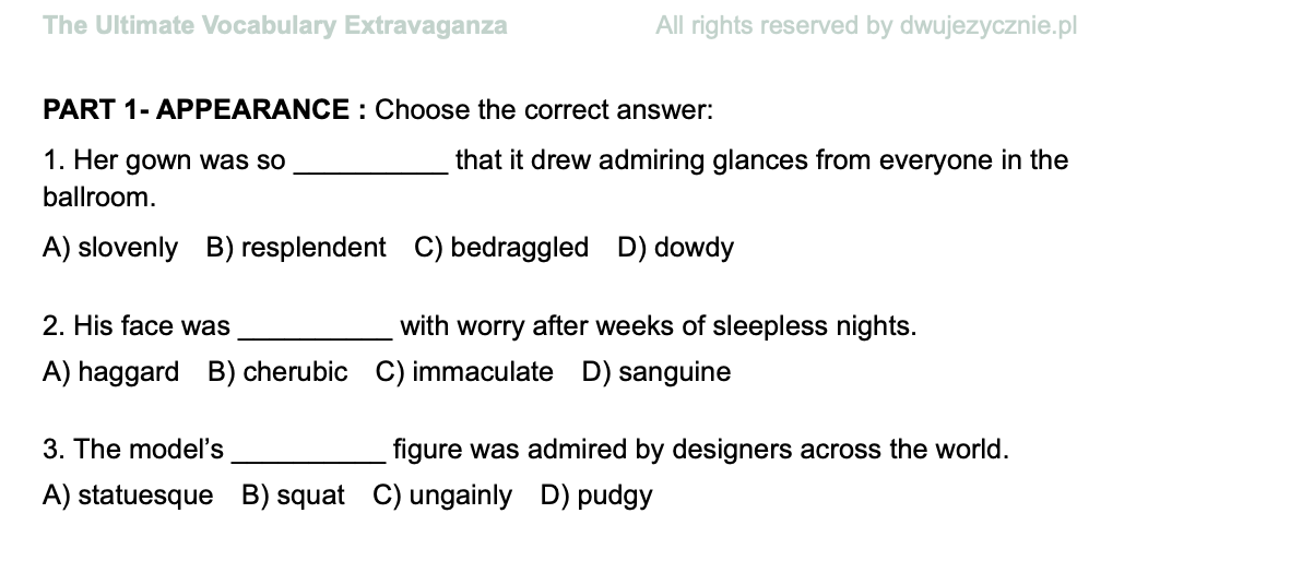 The Ultimate Vocabulary Extravaganza vol.1 - Image 2