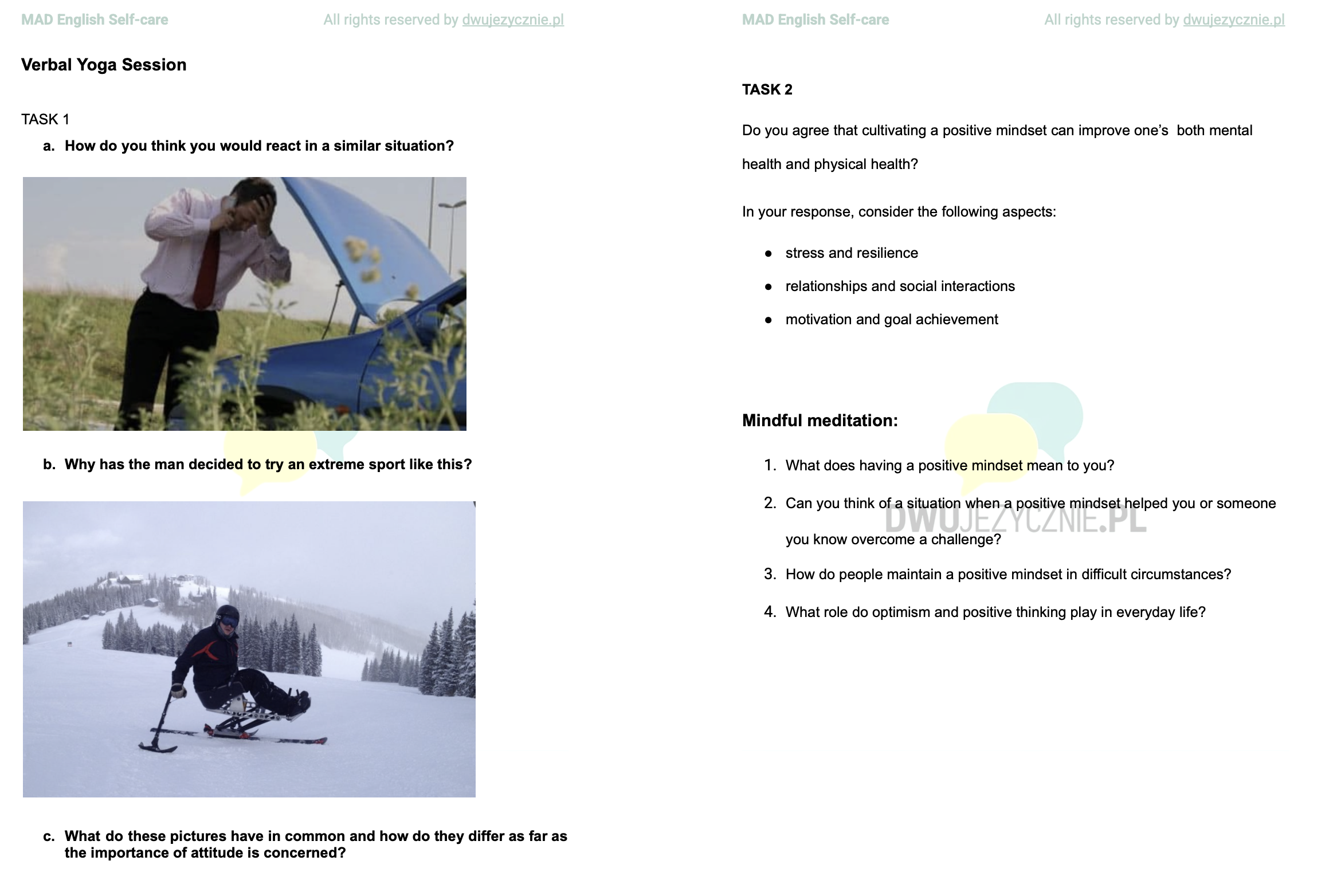 MAD English Self-Care Lessons vol 1 - Image 5