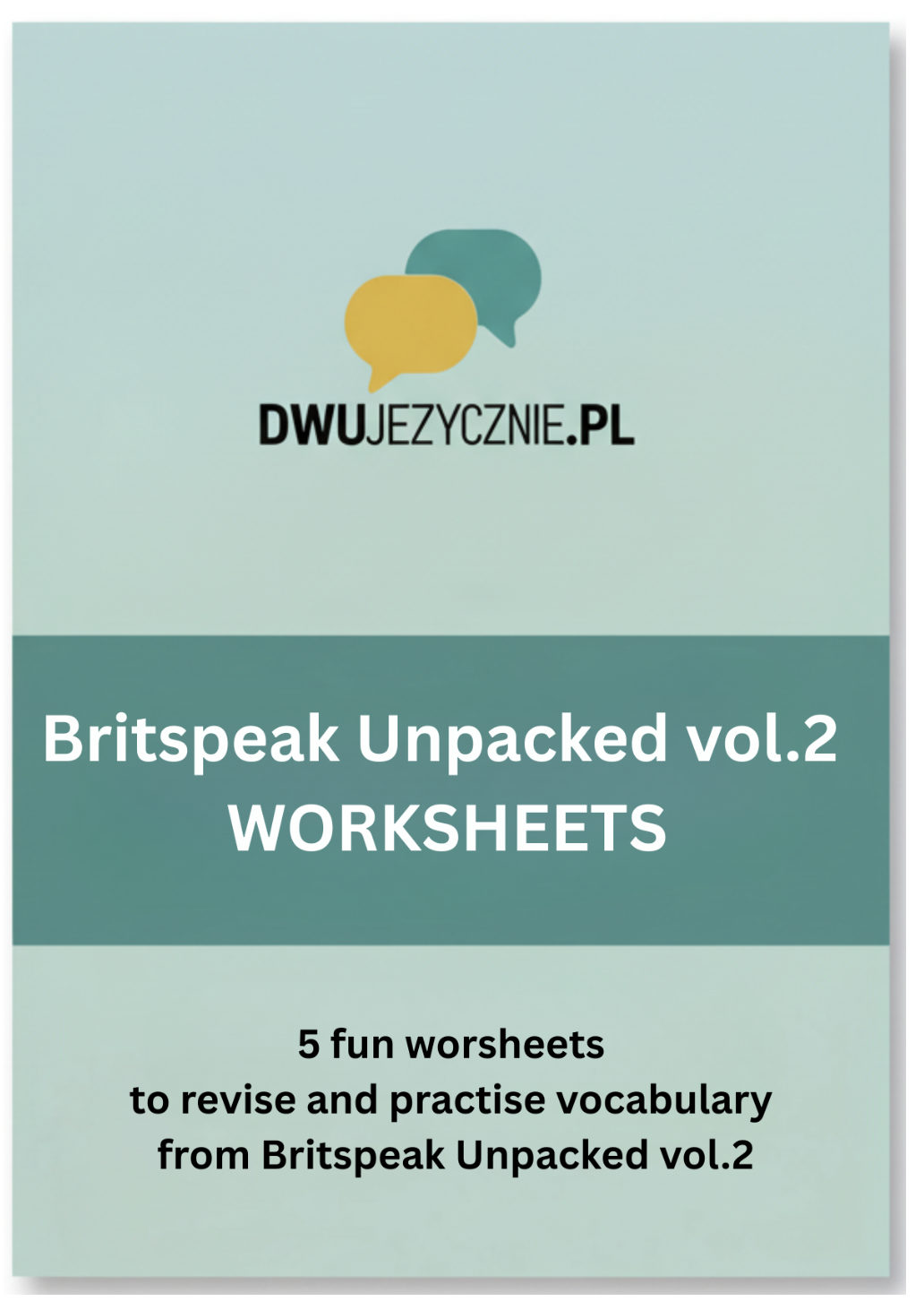 BritSpeak Unpacked vol 2 + Audio+ Vocabulary Worksheets! - Image 2